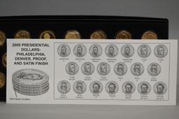 2009 Presidential Dollars 20pc Collectors Set