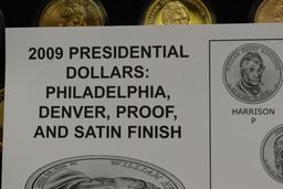 2009 Presidential Dollars 20pc Collectors Set