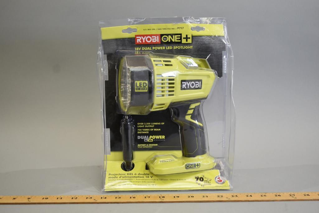 Ryobi One 18V Dual Power LED Spotlight