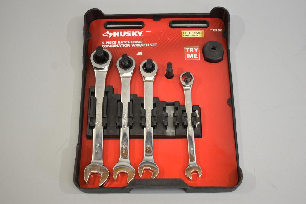 Husky Ratcheting Combination Wrench Set