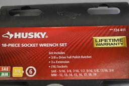 Husky 18-Piece Socket Set