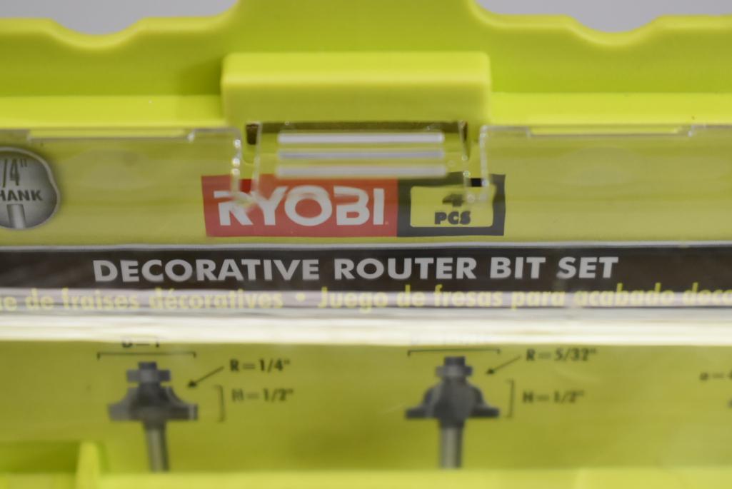 Ryobi Decorative Router Bit Set