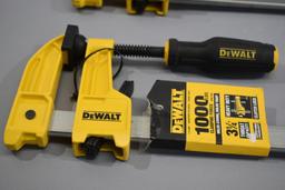 2 Dewalt Heavy Duty 36in Bar Clamps