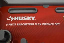 Husky Ratcheting Flex Wrench Set