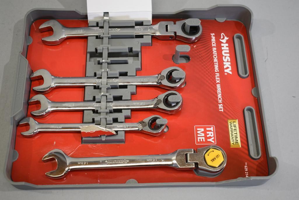 Husky Ratcheting Flex Wrench Set