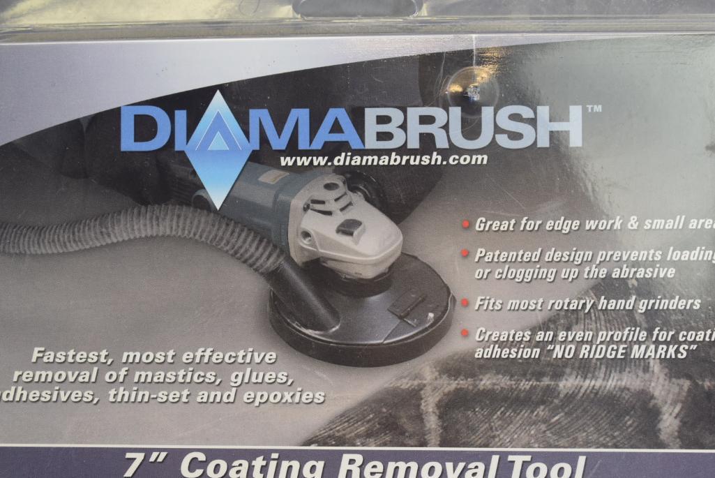 Diama Brush 7in Grinder Floor Coating Removal Tool