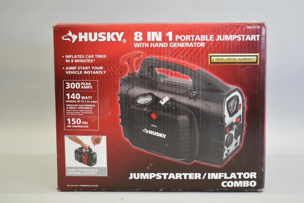 Husky 8 in 1 Portable Jumpstart Pack