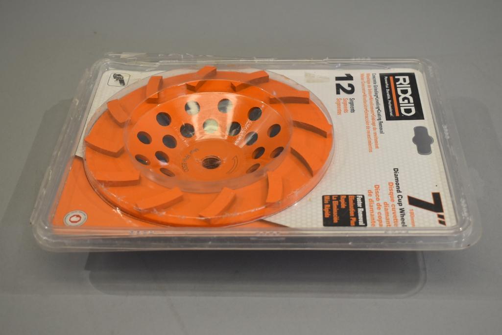 Ridgid Concrete Grinding 7in Diamond Cup Wheel