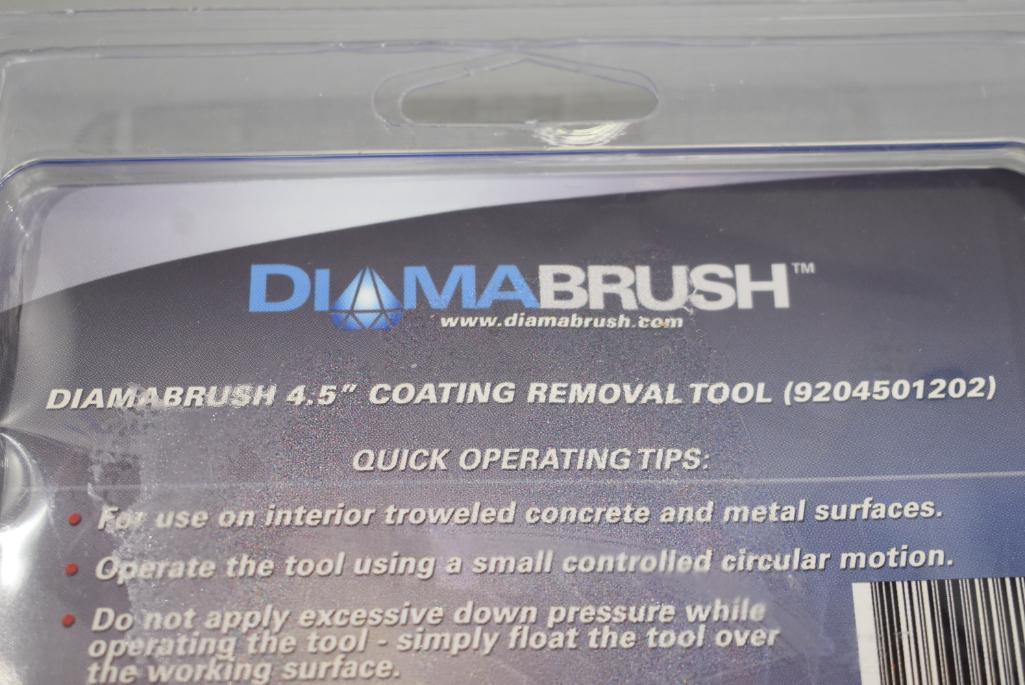 Diama Brush 4.5in Grinder Floor Coating Removal Tool