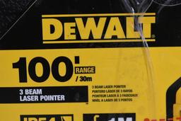 Dewalt 100 ft. Red Self-Leveling 3-Spot Laser Level