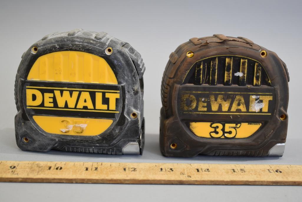 2 Dewalt 35ft Tape Measure