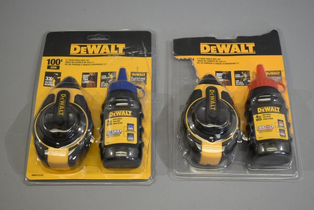 2 Dewalt Gear Chalk Reel Kit