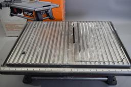 Rigid 7in Table Top Wet Tile Saw