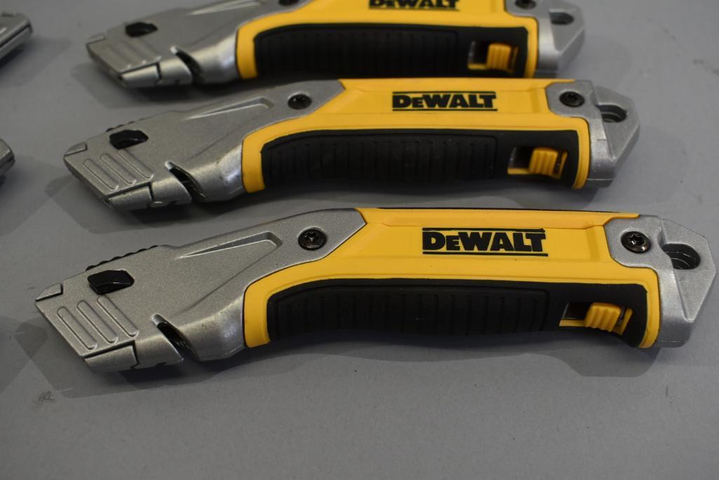 8 Dewalt Retractable Knives