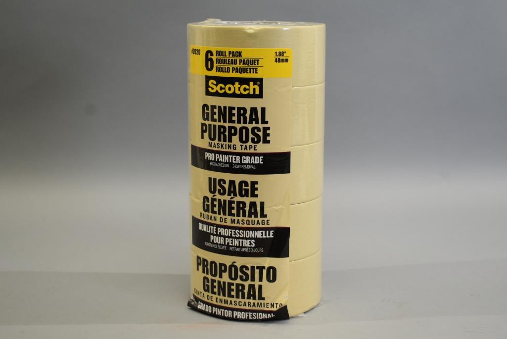 5 Rolls Of Scotch General Purpose Masking Tape