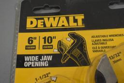 Dewalt Wide Jaw Opening Adjustable Wrench