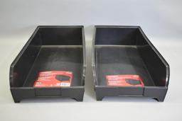 2 Husky X-Large Stackable Garage Storage Bins