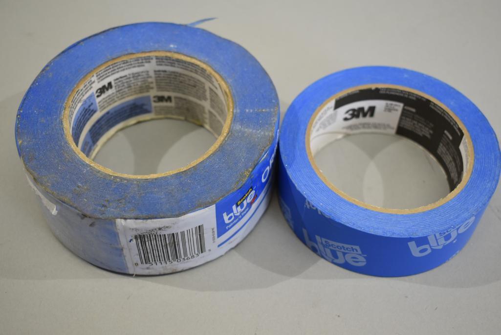 2 Rolls Of Blue 3M Masking Tape