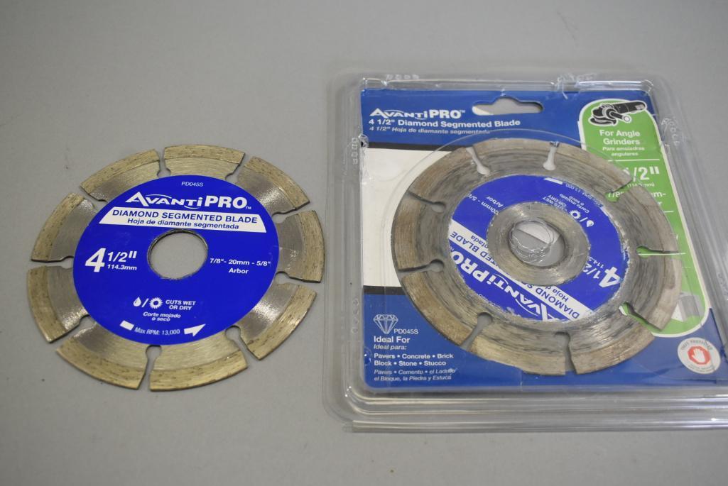 2 Avanti Pro 4.5in Diamond Masonry Saw Blades