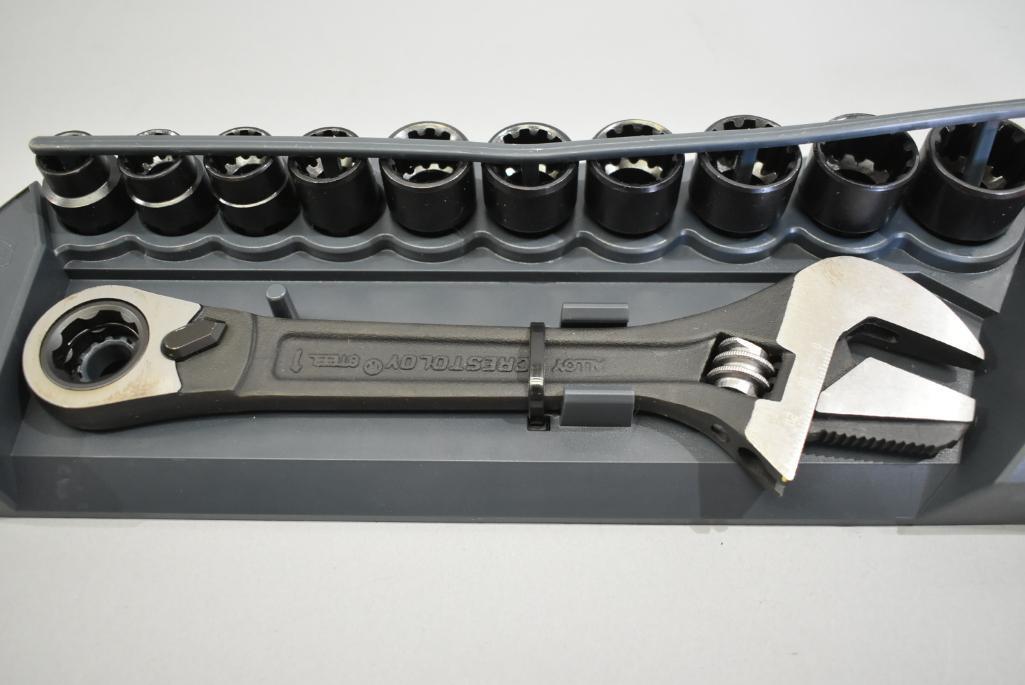 Crescent Pass Through Adjustable Wrench Set