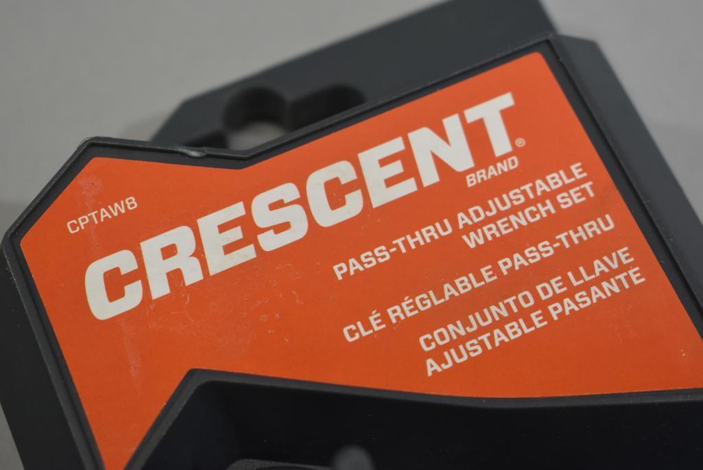 Crescent Pass Through Adjustable Wrench Set