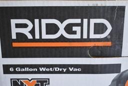 Ridgid 6 Gallon Wet/Dry Shop Vacuum