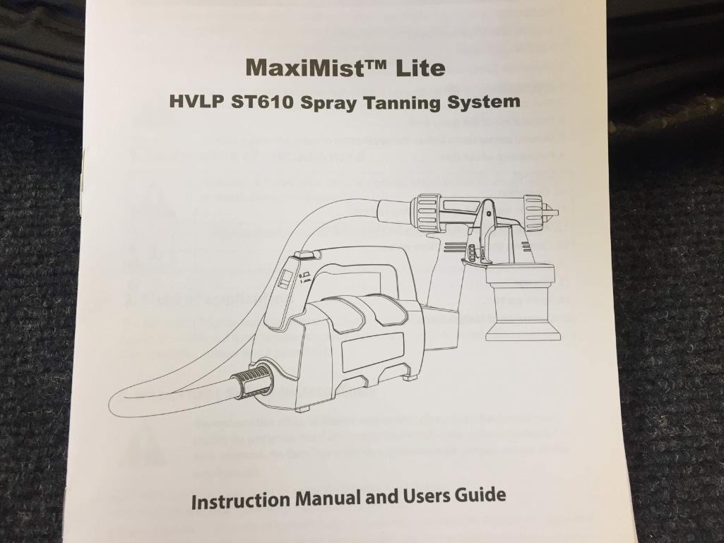 Maxi-Mist Lite HLVP ST610 Spray Tanning System