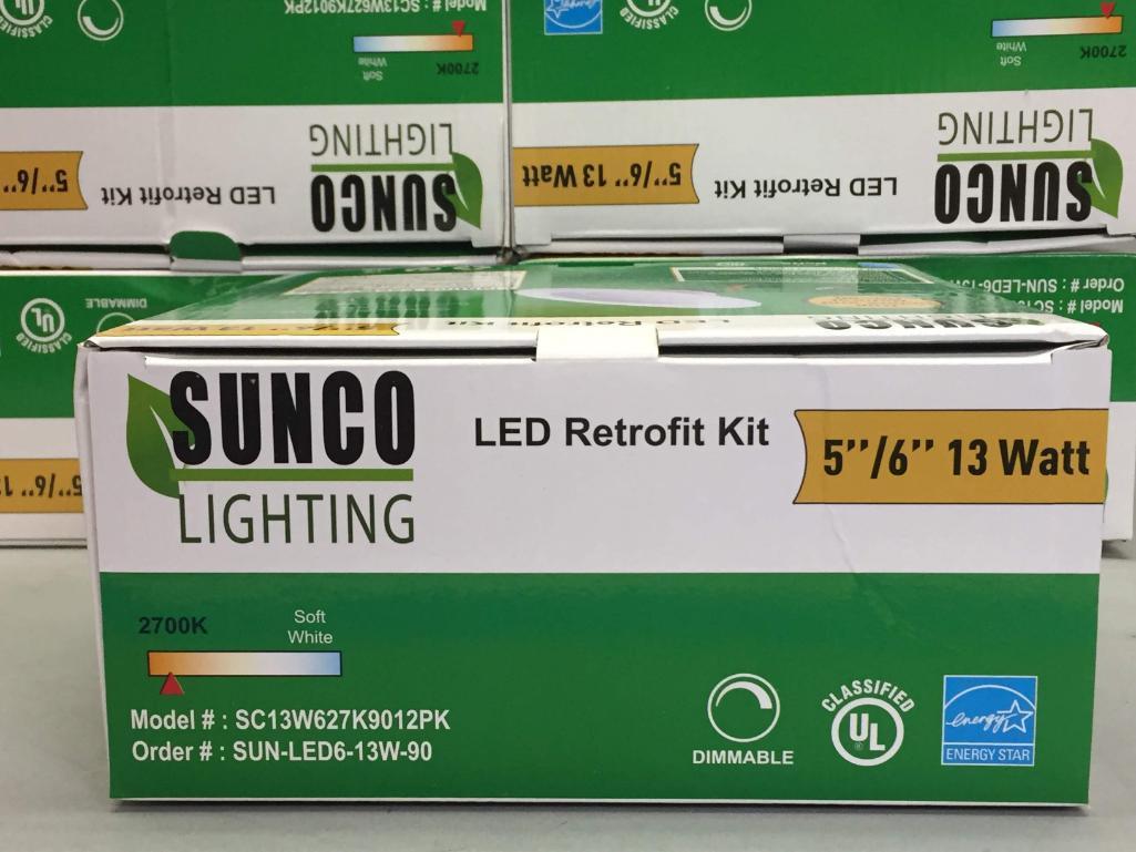 7 Sunco Lighting LED Retrofit Can Light Kits