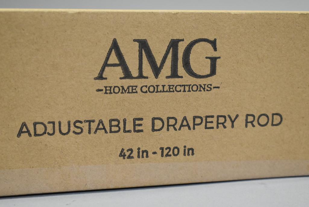 AMG Home Collections Adjustable Drapery Rod