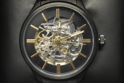 Kenneth Cole Gold Automatic Skeleton Watch