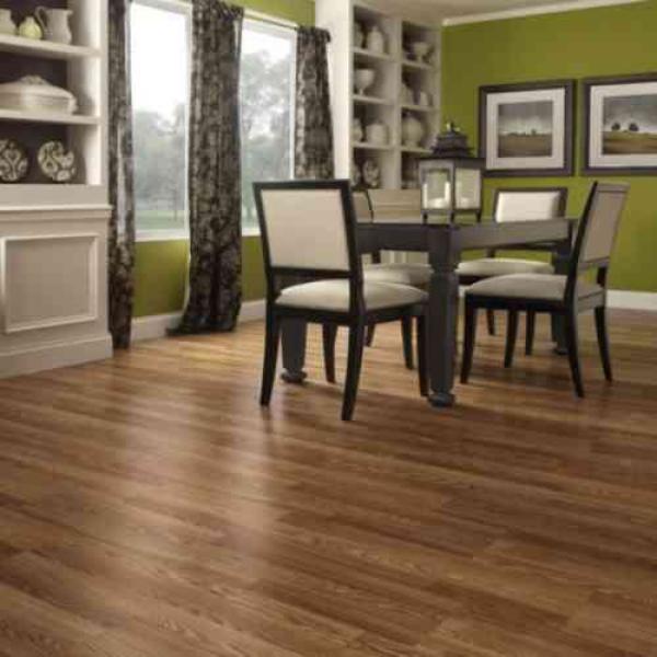 12 Cases Of Traffic Master Prescott Oak 12 mm Thick x 8.03 in. Wide x 47.64 in. Length Flooring