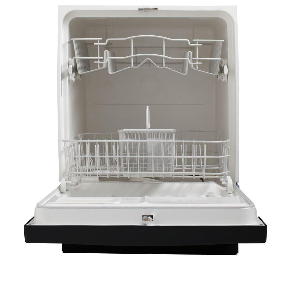 NEW Black GE 24in Front Manual Control 5 Cycle 64 dB Dishwasher