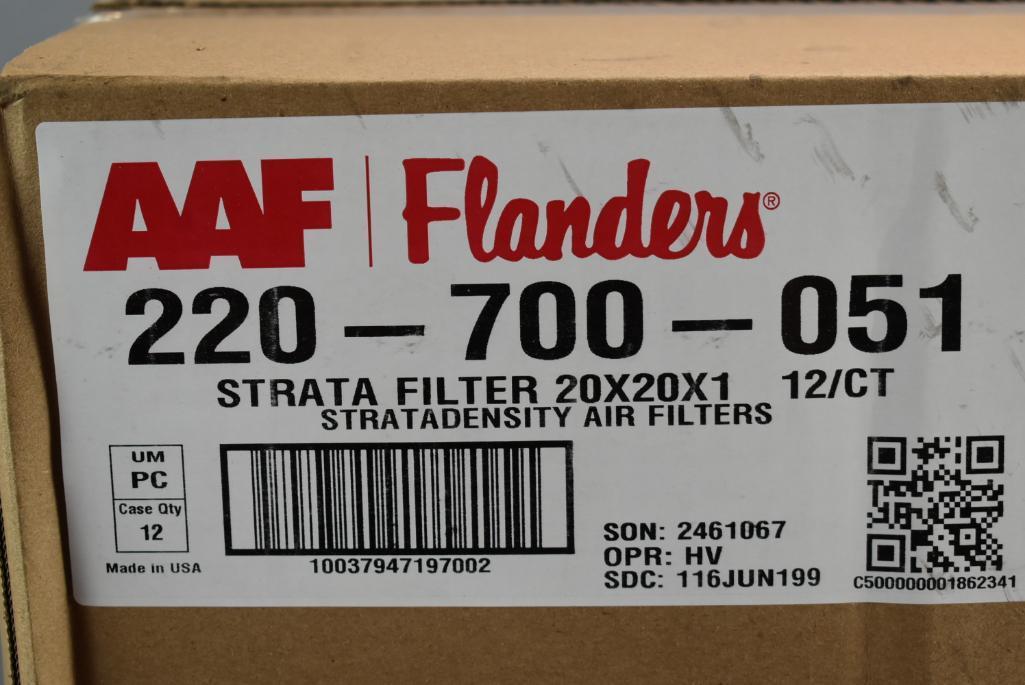 Case Of AAF Flanders Sratadensity Air Filters