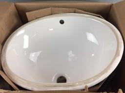American Standard Ovalyn White Porcelain Sink