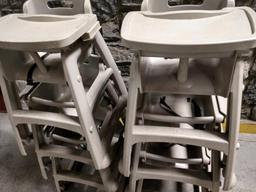 7 Rubbermaid High Chairs