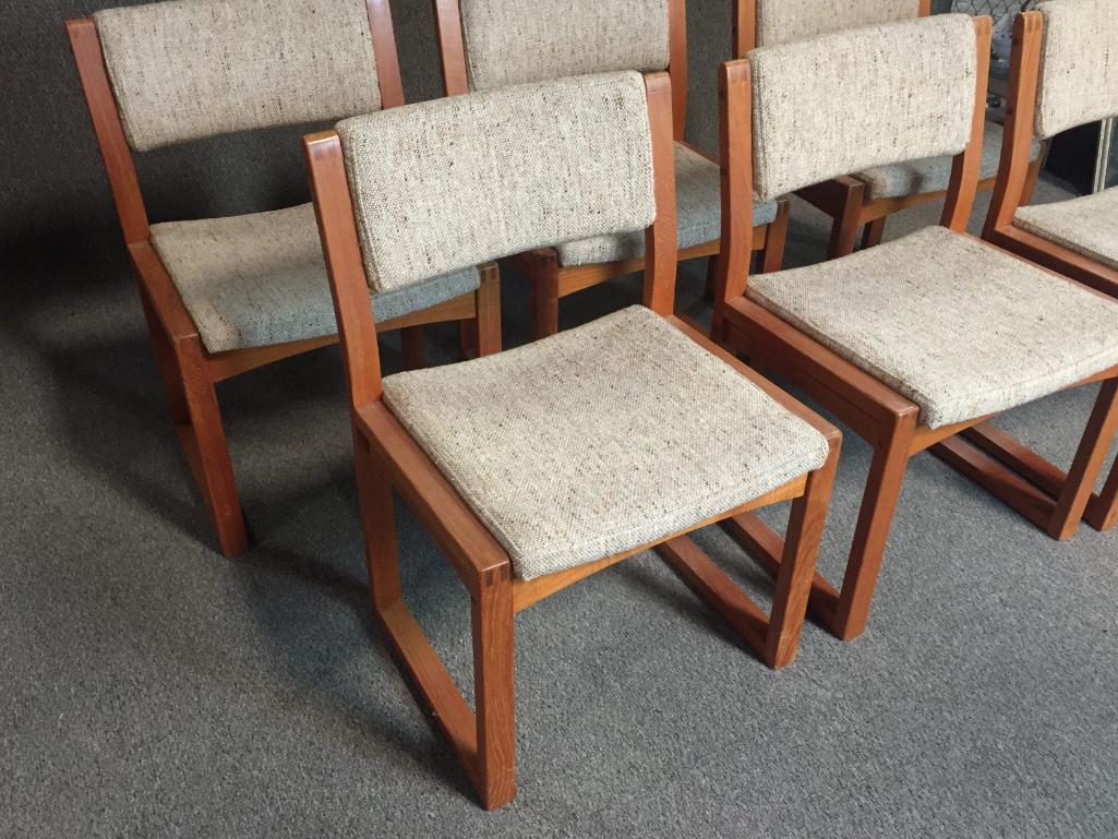 6 Danish MId Century Modern Teak Dining Chairs