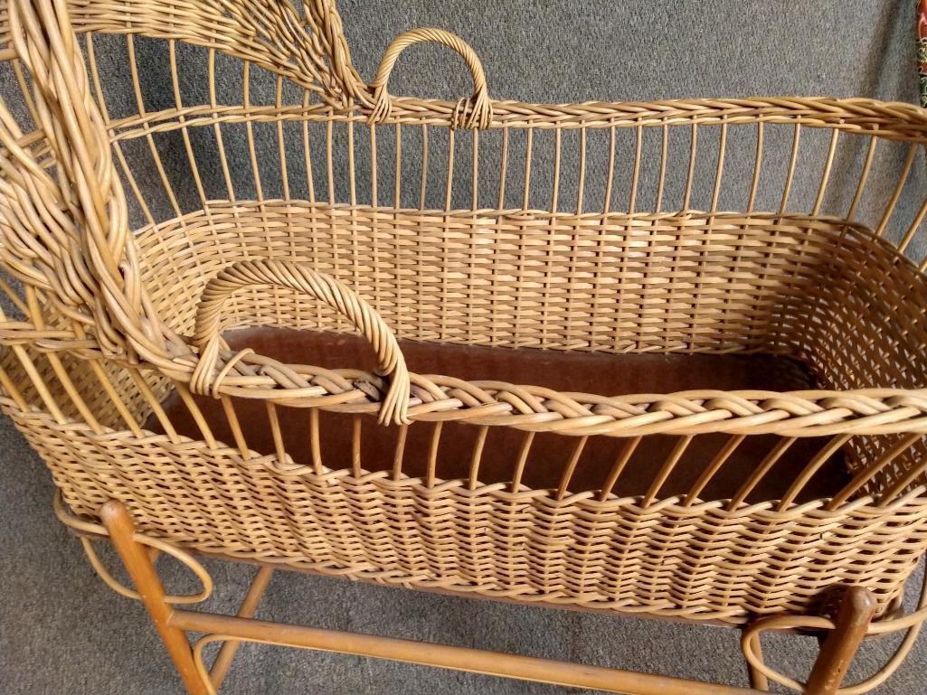 Wicker Bassinet