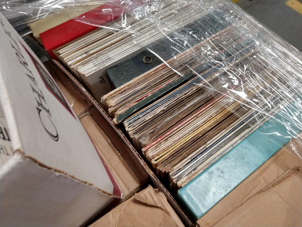 Pallet Full Of Vintage LP Record Albums