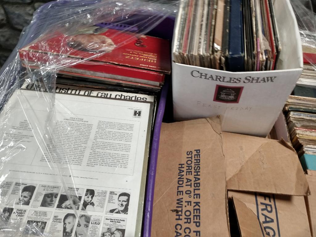 Pallet Full Of Vintage LP Record Albums