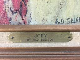 Limited Edition Framed "Joey" Lithograph By Red Skelton