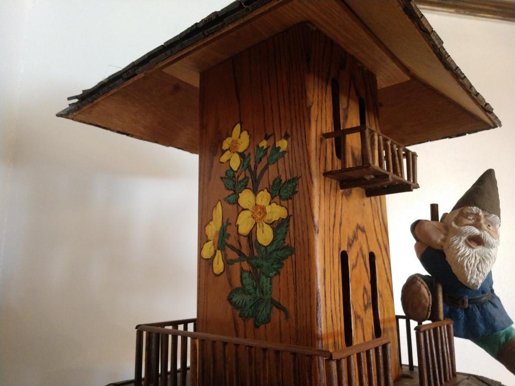 Large Hand Crafted Butterfly House With Stand