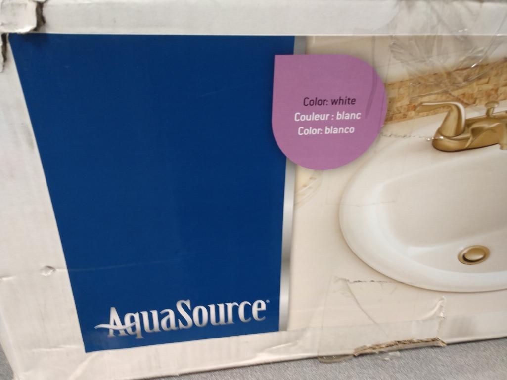 Aqua Source Drop In Bathroom Sink