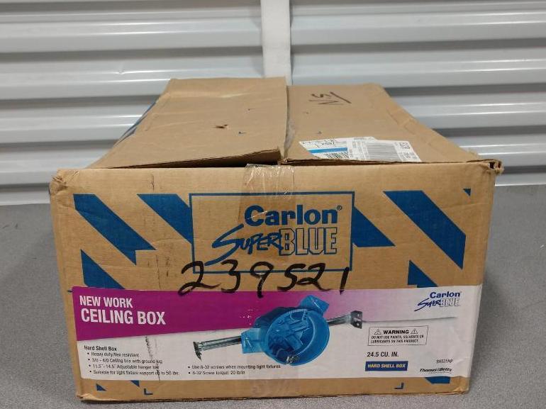 Box Full Of Ceiling Electrical Boxes