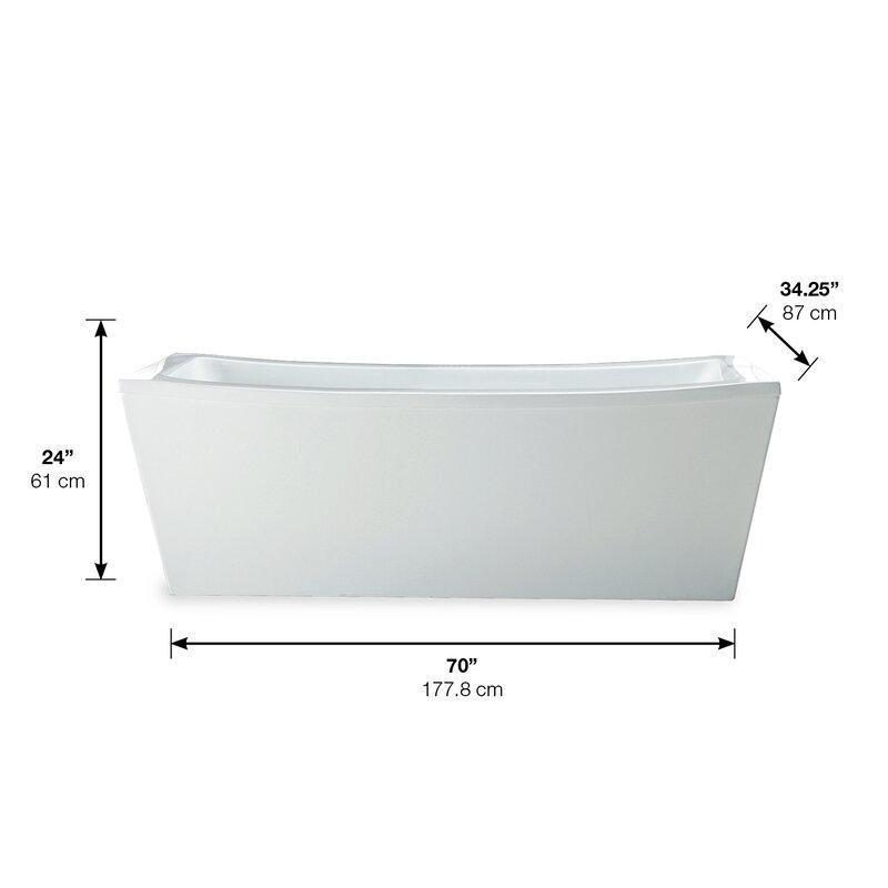 NEW Ove Decors Terra Freestanding Soaking Bathtub