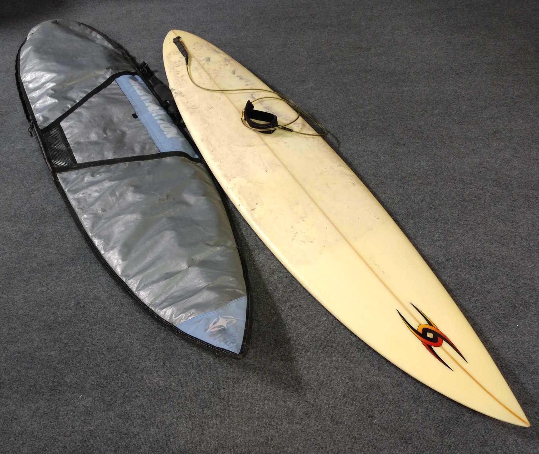 Surfboard With Travel Bag