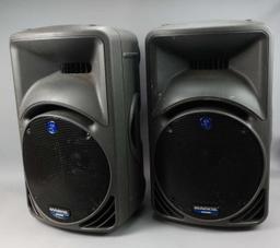 2 Mackie SRM 450 Active Speakers