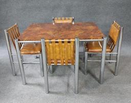 Retro Kitchen Table With 4 Chairs