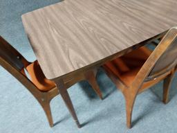 Mid Century Dining Table With 4 Chairs