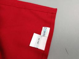 120 NEW Trifecta Linens Red 42in X 42in Tablecloths