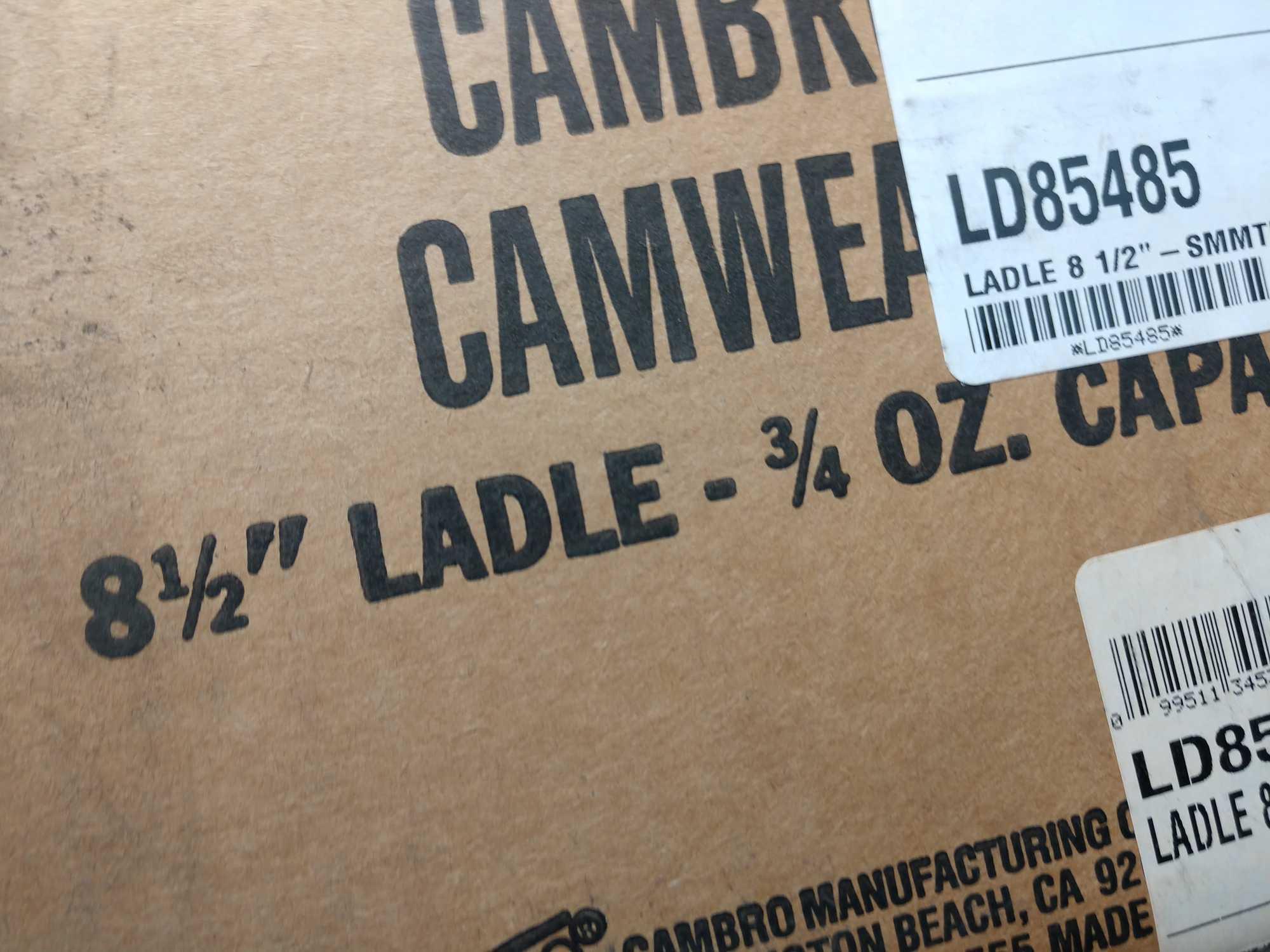 6 NEW Cases Of Cambro 8.5in Ladles